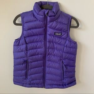 Patagonia Girls Down Sweater Vest (Purple)
